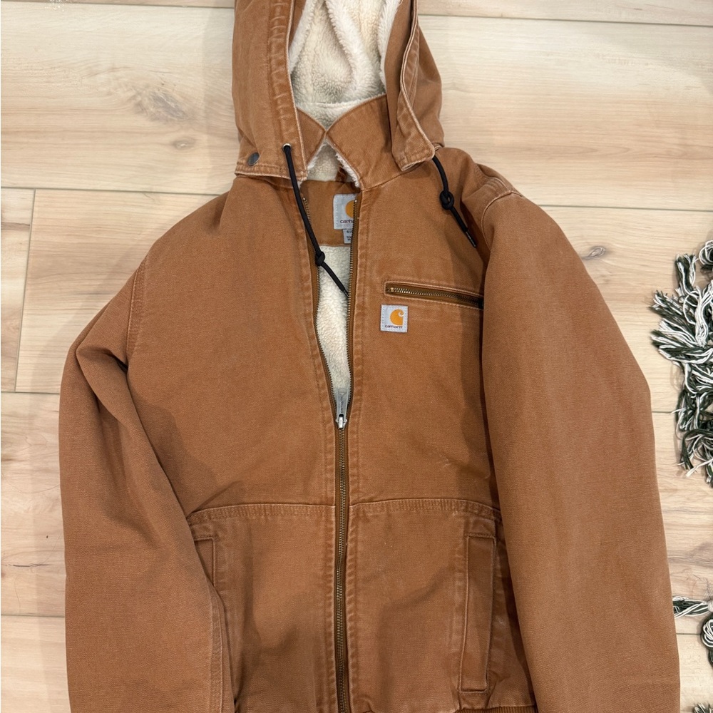 Carhartt Brown Hooded Jacket